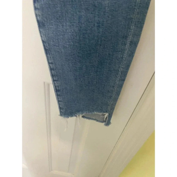 Mother The Looker Ankle Step Fray Jeans Exposed Secret Sister Size 26 - Picture 8 of 13